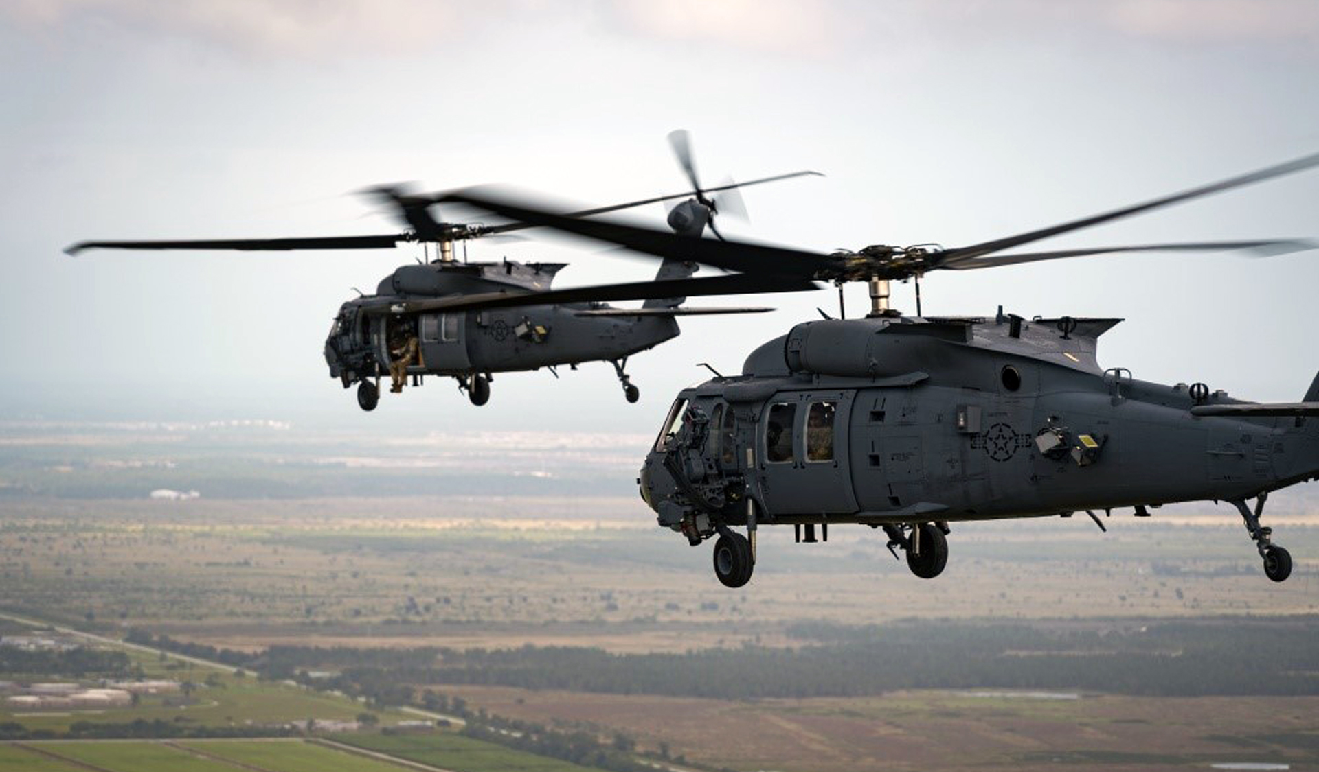 The Air Force’s first Jolly Green IIs make their way to Moody Air Force Base in Georgia; U.S. Air Force photo by Senior Airman Hayden Legg